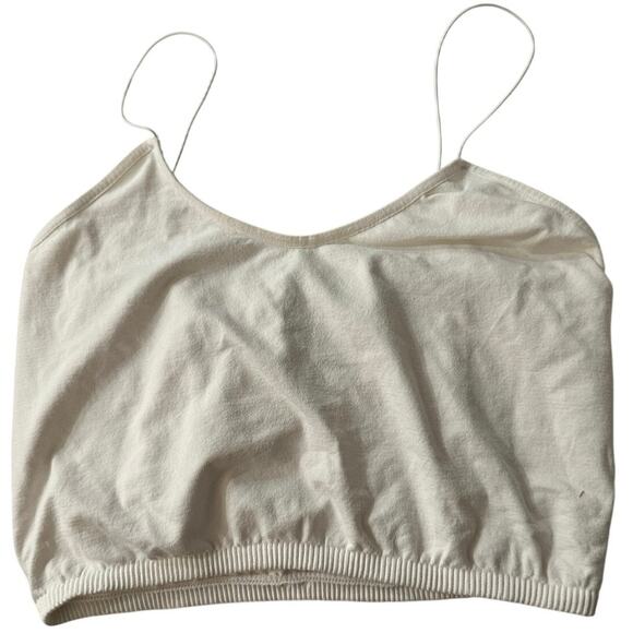 Free People - Intimately Yours White Bralette/Tank - Large - Picture 1 of 3